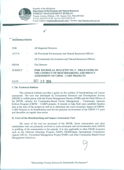 Technical Bulletin No. 9 - Forest Management Bureau
