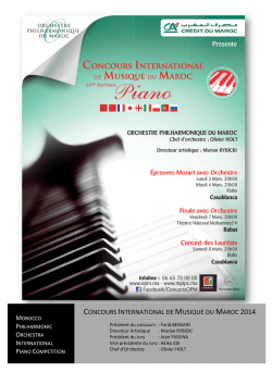Règlement 2014 du concours MPIPC