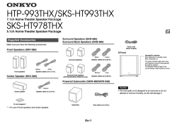 HTP-993THX/SKS-HT993THX SKS-HT978THX