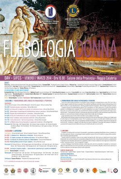 Flebologia Donna 07-03-14