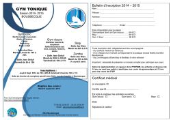 GYM TONIQUE - gymnastique entretien pour adultes de bousbecque