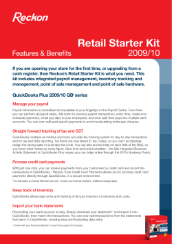 Retail Starter Kit