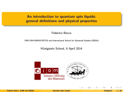 An introduction to quantum spin liquids: general definitions and
