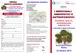 Programma - Società Italiana di Medicina Antroposofica