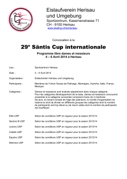 29e Säntis Cup internationale