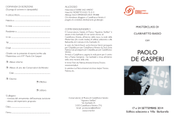 brochure Luccesini - Conservatorio di Castelfranco Veneto Agostino