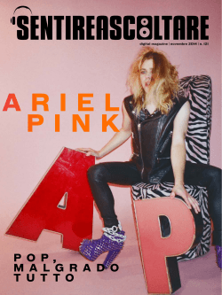 ariel Pink - Sentireascoltare