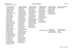 T&eacute;l&eacute;charger la liste - FSG Aigle