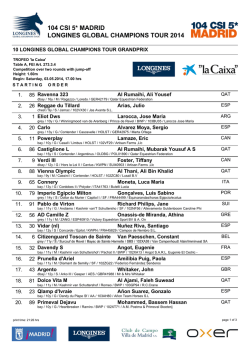 longines global champions tour 2014 104 csi 5
