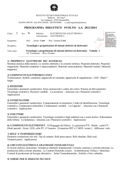 programma didattico svolto as 2013/2014