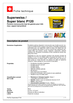 Superweiss / Super blanc P120