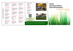 Plaquette des associations 2014 (simple) - Maj 2014-02-28