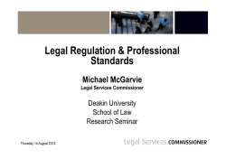 Legal Services Commissioner