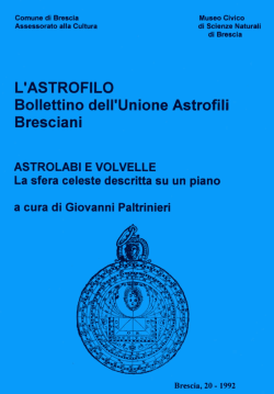 Astrolabi e volvelle - Unione Astrofili Bresciani