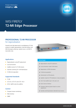 WISI FIREFLY T2-Mi edge Processor