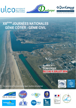 Bulletin n° 1 JNGCGC, Dunkerque 2014