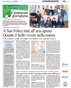 g-met - xxiii - Campionato di Giornalismo il Giorno