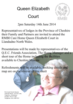 Queen Elizabeth Court - Provincial Grand Lodge of Cheshire