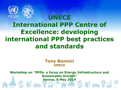 developing international PPP best practices and standards