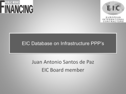 EIC Statistics on the Global PPP Market 2013