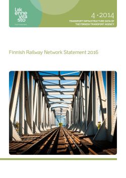 Finnish Railway Network Statement 2016