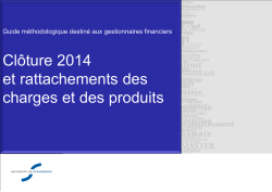 Guide m&eacute;thodologique cl&ocirc;ture 2014
