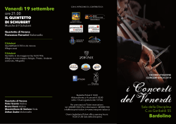 Volantino pieghevole con programma dei concerti a Bardolino (PDF)