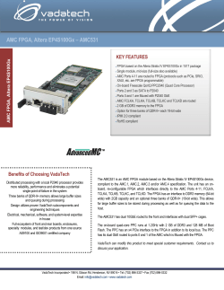 AMC FPGA, Altera EP4S100Gx – AMC531