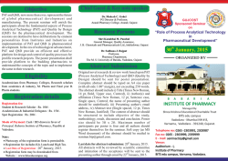 Resource Persons Objective Eligibility Registration details Abstract