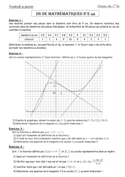 DS n&deg;2 sujet A