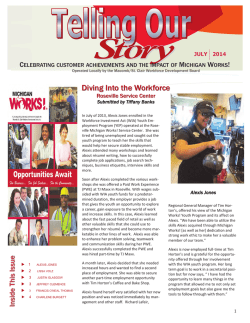 Diving Into the Workforce - Macomb/St. Clair Michigan Works!