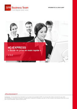 4C-Express - Guide de prise en main rapide