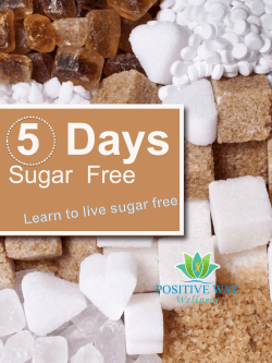 Sugar Free - The Health Coach Group