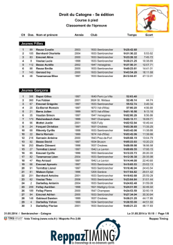 Droit du Catogne - 5e &eacute;dition - Ski-Club Reppaz / Gd-St