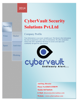 CyberVault Security Solutions Pvt.Ltd