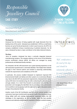 Interjewel Pvt Ltd - Responsible Jewellery Council