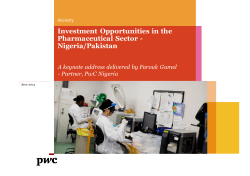 Investment Opportunities in the Pharmaceutical Sector