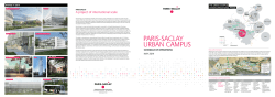 Paris-Saclay, urban campus - Mai 2014