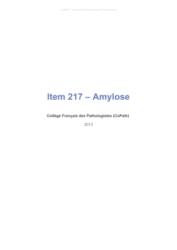 Item 217 – Amylose