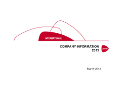 International Division Presentation