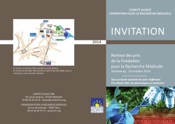 Invitation FRM - Alsace BioValley