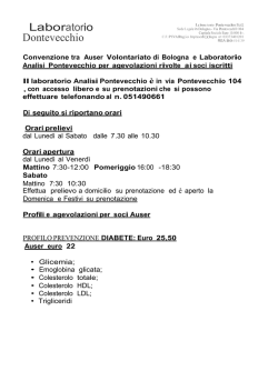 Dontevecchio - Auser Bologna