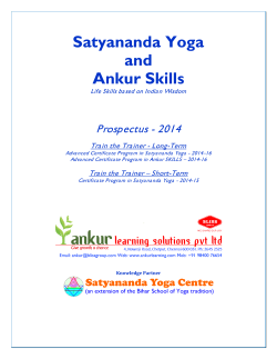 Long and Short-Term TEACHER TRAINING COURSE in YOGA AND