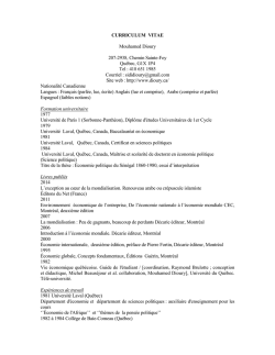 MON CV - mouhamed dioury