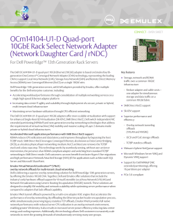 Dell Data Sheet for the OCm14104-U1-D