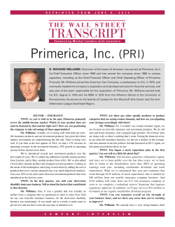 Primerica, Inc. (PRI)