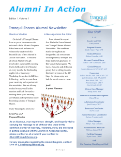 Alumni News Letter June 2014 FINAL