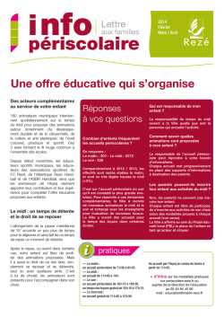info p&eacute;riscolaire - Espace-Famille
