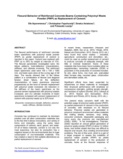 Flexural Behavior of Reinforced Concrete Beams Containing