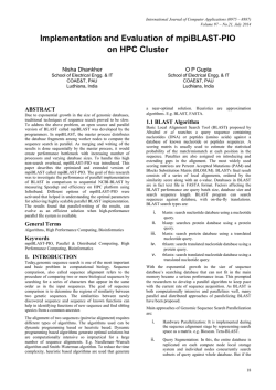 Implementation and Evaluation of mpiBLAST